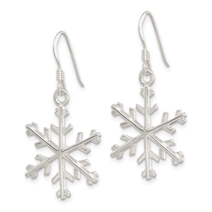 Lovely Rita's Earrings Sterling Silver Snowflake Dangle Earrings