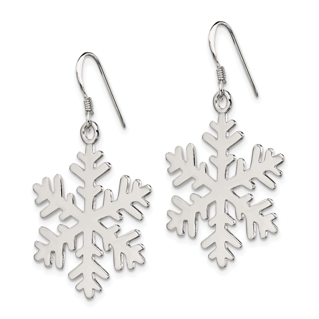 Lovely Rita's Earrings Sterling Silver Snowflake Dangle Earrings