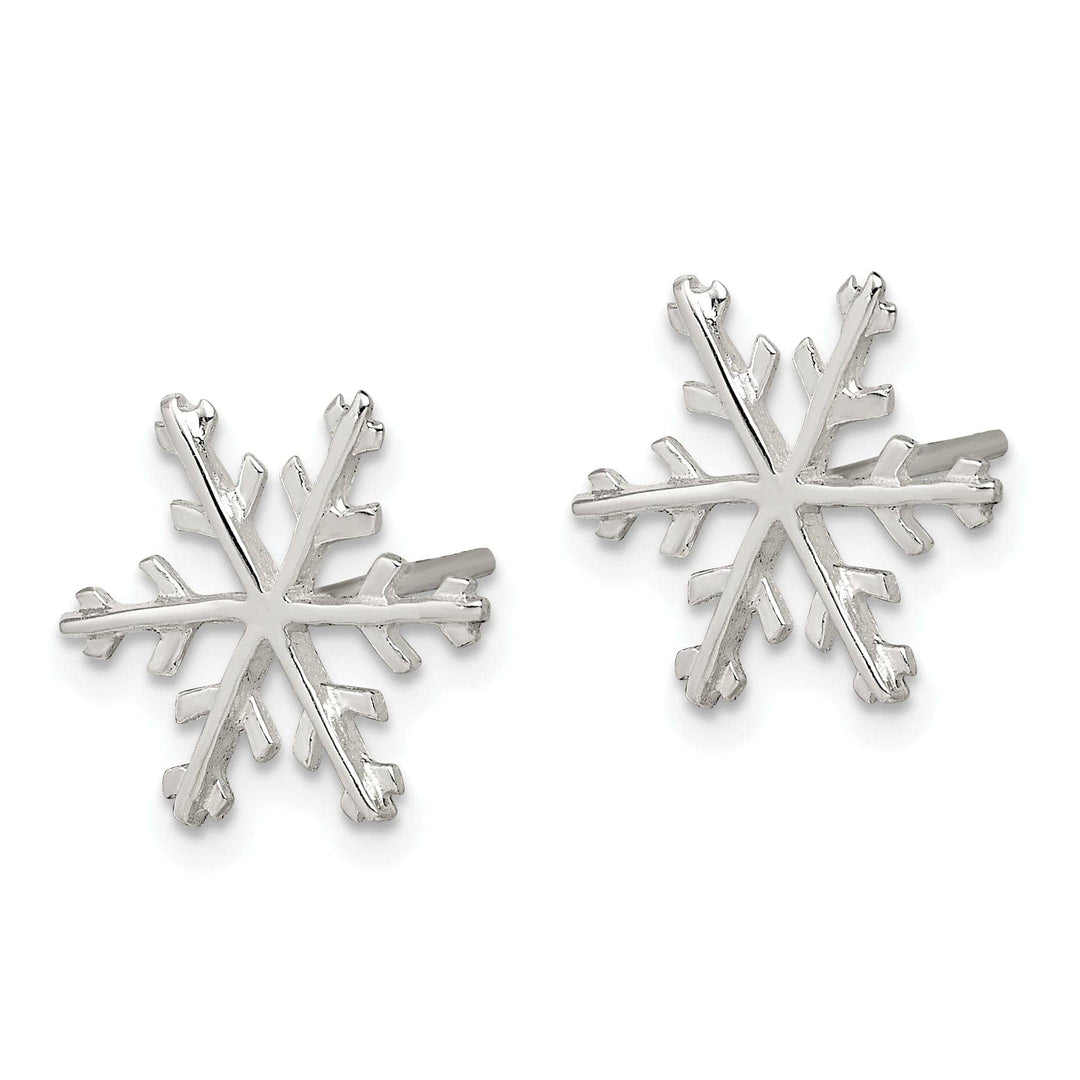 Lovely Rita's Earrings Sterling Silver Snowflake Post Earrings