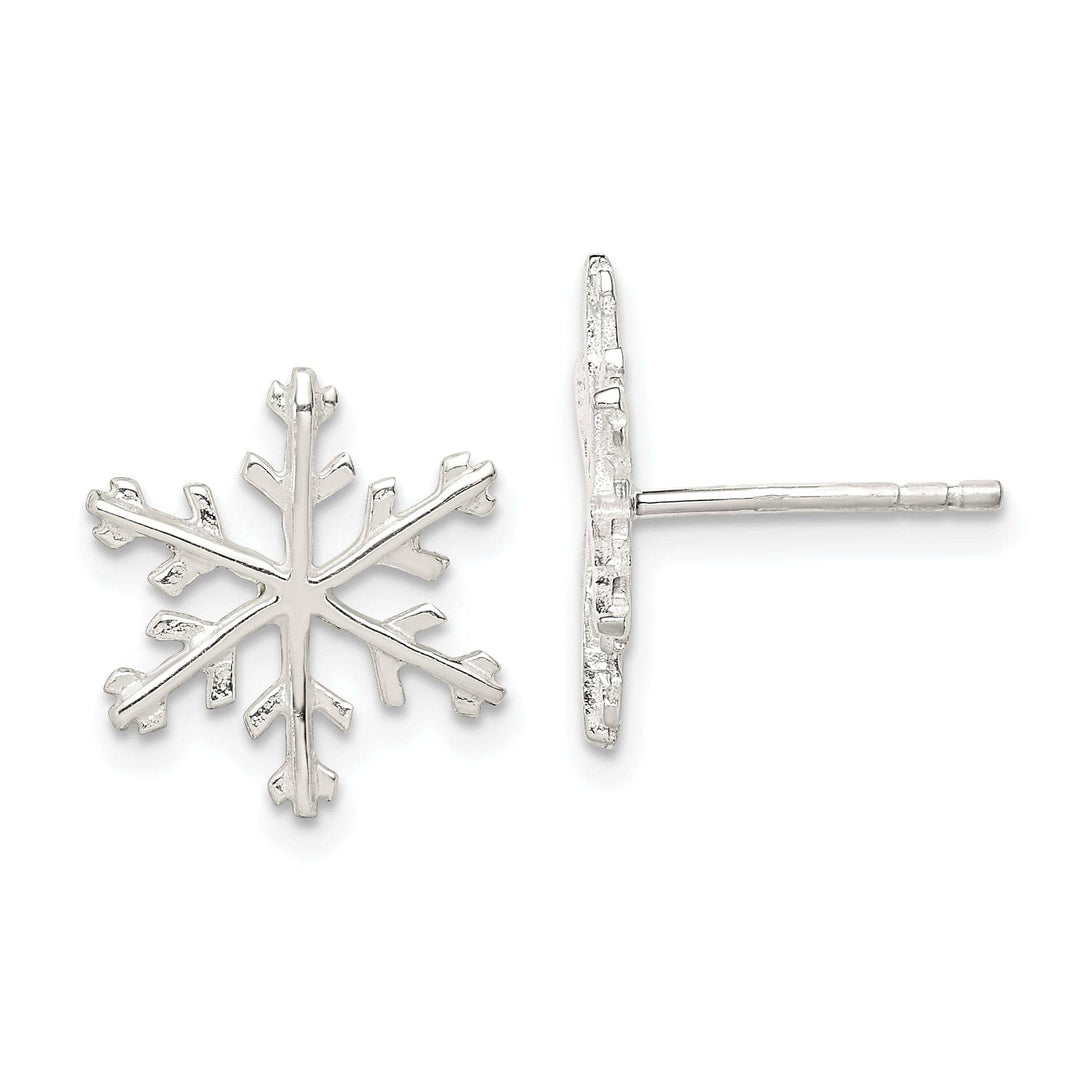 Lovely Rita's Earrings Sterling Silver Snowflake Post Earrings