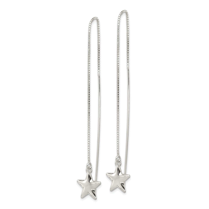 Lovely Rita's Earrings Sterling Silver Star Threader Earrings