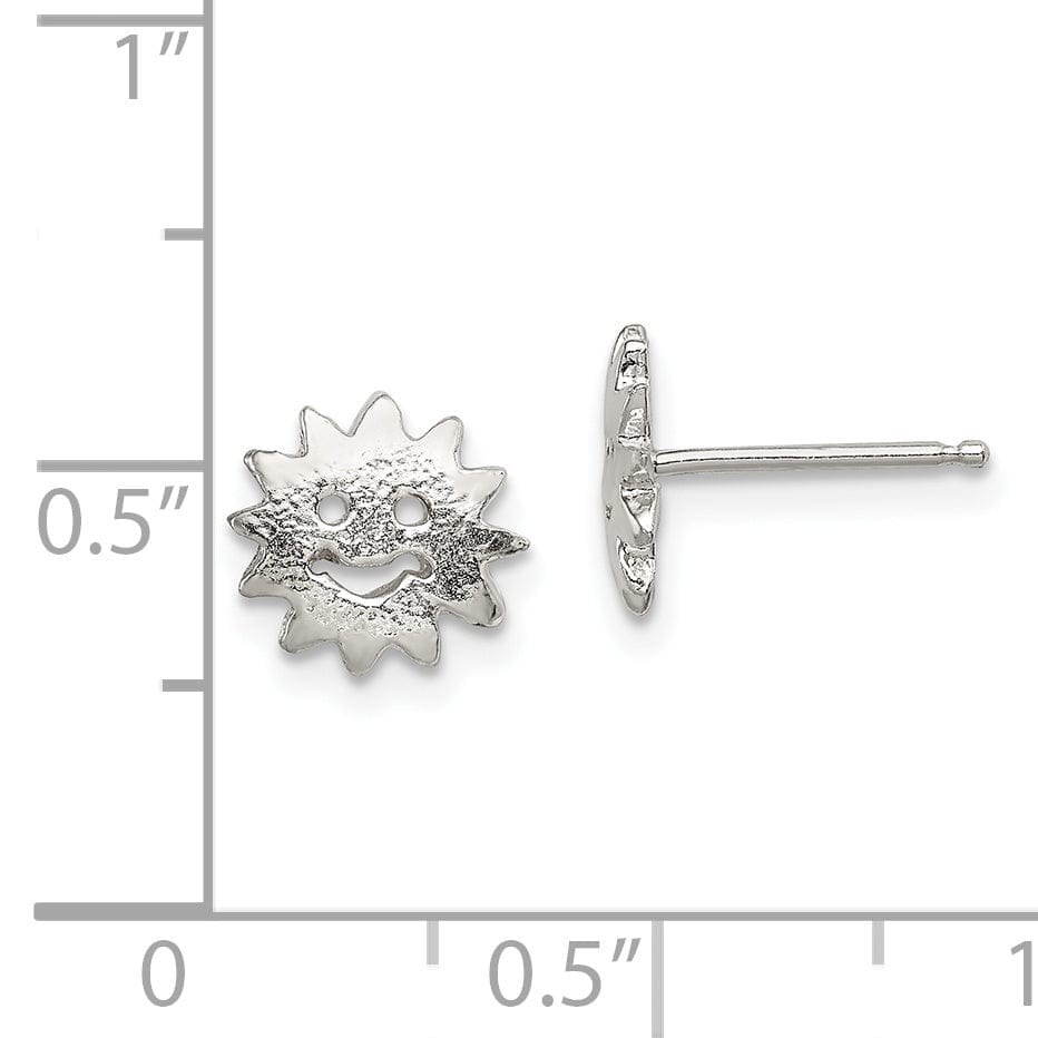 Lovely Rita's Earrings Sterling Silver Sun Mini Earrings
