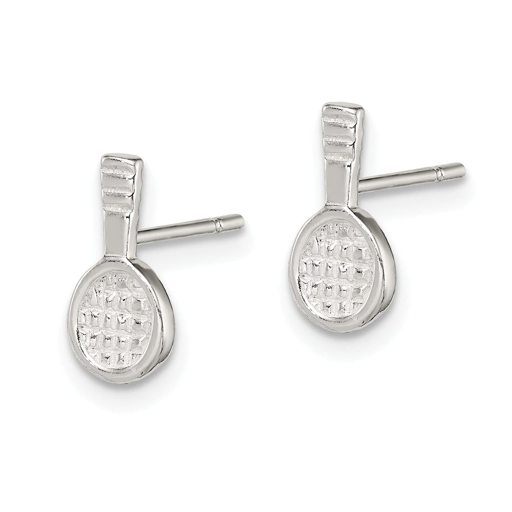 Lovely Rita's Earrings Sterling Silver Tennis Racquet Mini Earrings