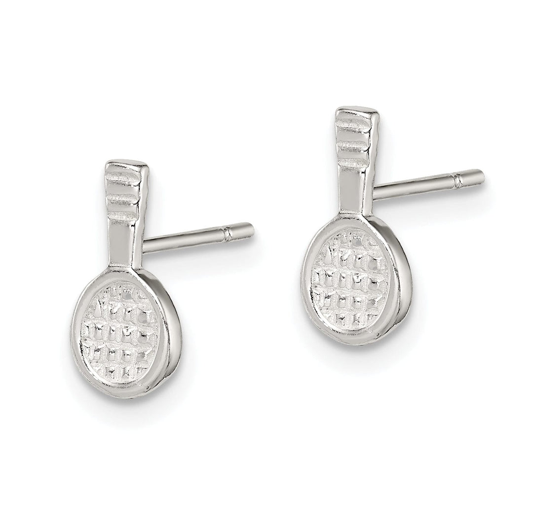 Lovely Rita's Earrings Sterling Silver Tennis Racquet Mini Earrings
