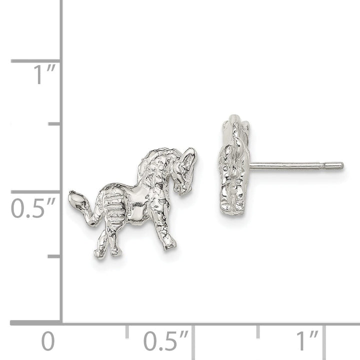 Lovely Rita's Earrings Sterling Silver Unicorn Mini Earrings