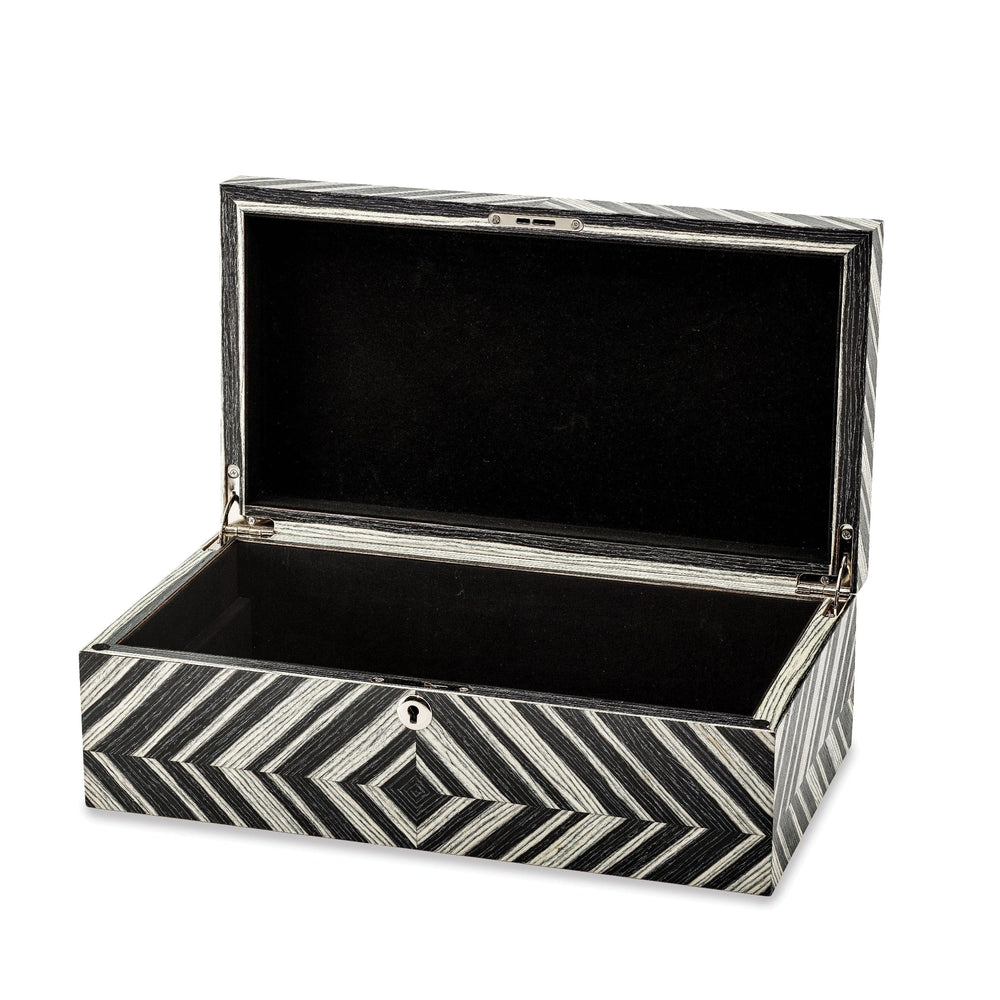 Lovely Rita's Jewelry Box Brazilian Walnut Veneer Locking Jewelry Box