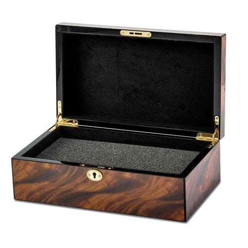 Lovely Rita's Keepsake Box Tiger Wood Veneer Multi Use Collector Box
