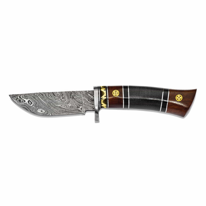 Lovely Rita's Knife Collection Damascus Steel Tali Wood Buffalo Horn Knife