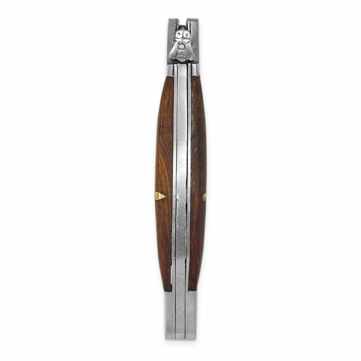 Lovely Rita's Knive Collection 256Layer Folding Blade Walnut Wood Handle Knife