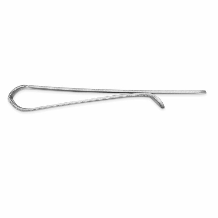 Lovely Rita's Money Clip 14k White Gold Solid Line Design Money Clip.