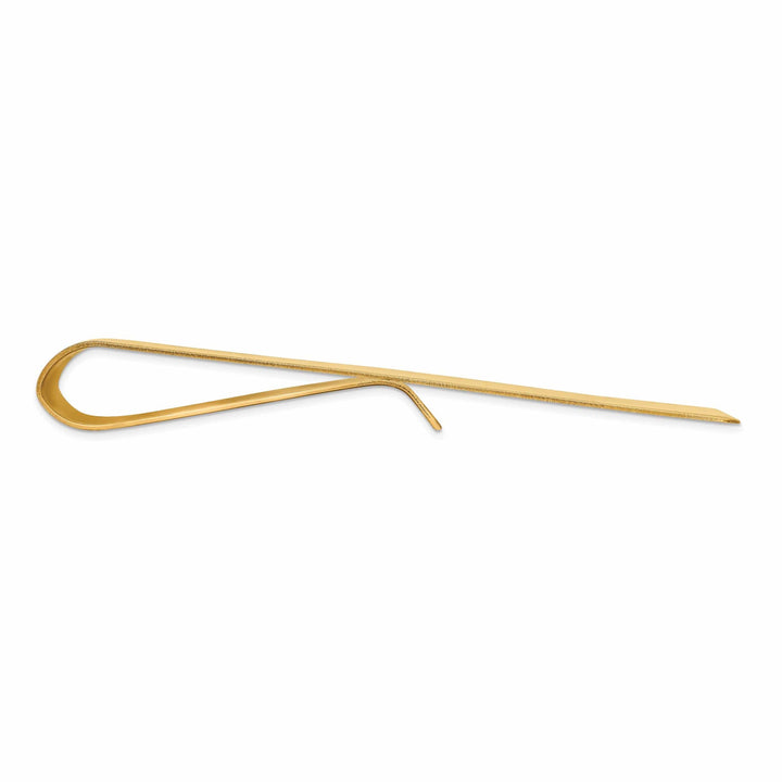 Lovely Rita's Money Clip 14k Yellow Gold Solid Line Design Money Clip.