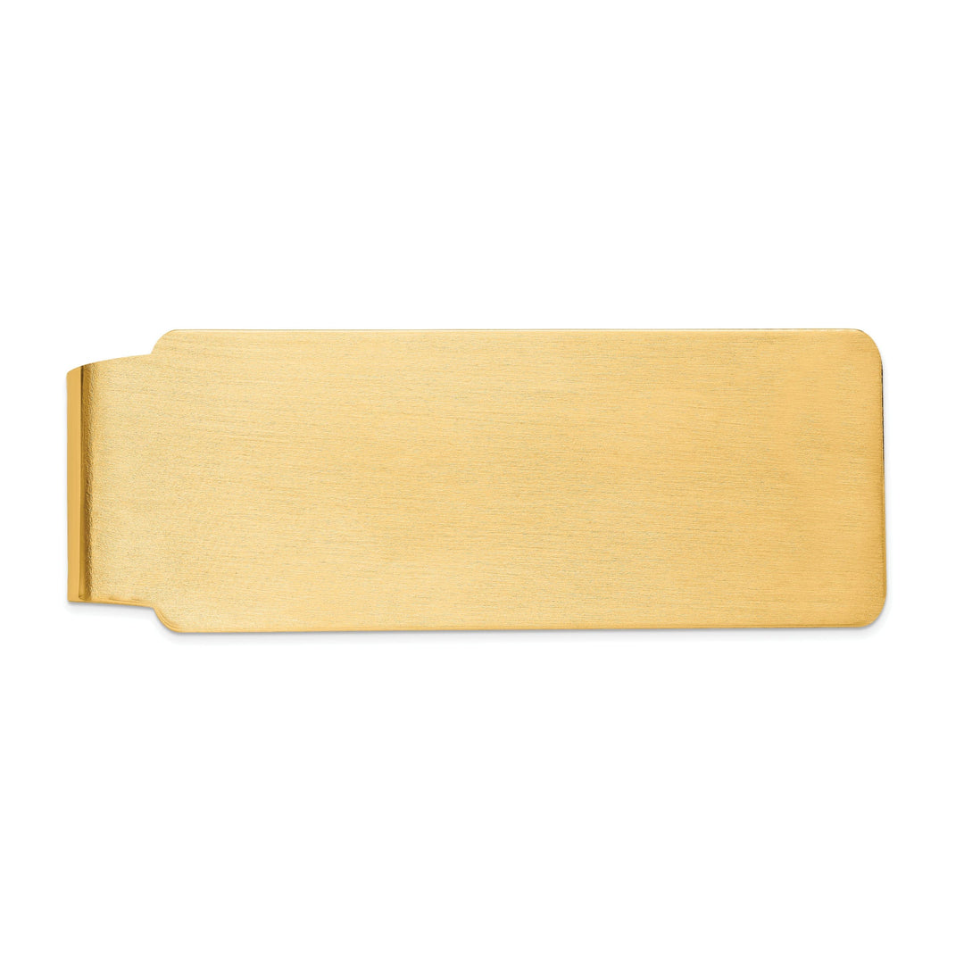 Lovely Rita's Money Clip 14k Yellow Gold Solid Smooth Flat Money Clip