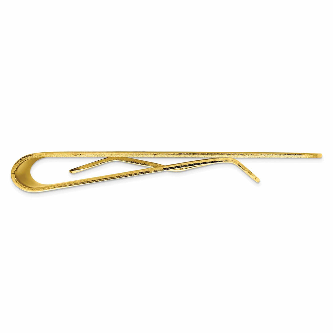 Jere Collection Money Clip Gold Plated Patterned Border Money Clip