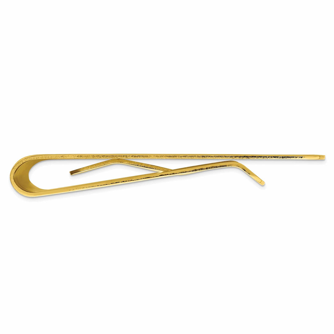 Jere Collection Money Clip Gold Plated with Engravable Area Money Clip