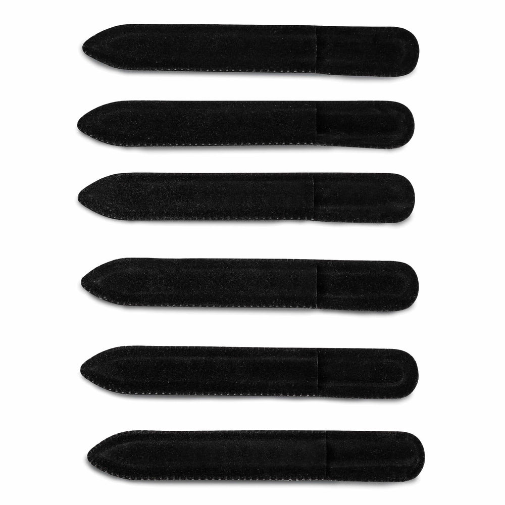 Jere Collection Nail Files 12 Multi-colored Design Long Glass Nail Files