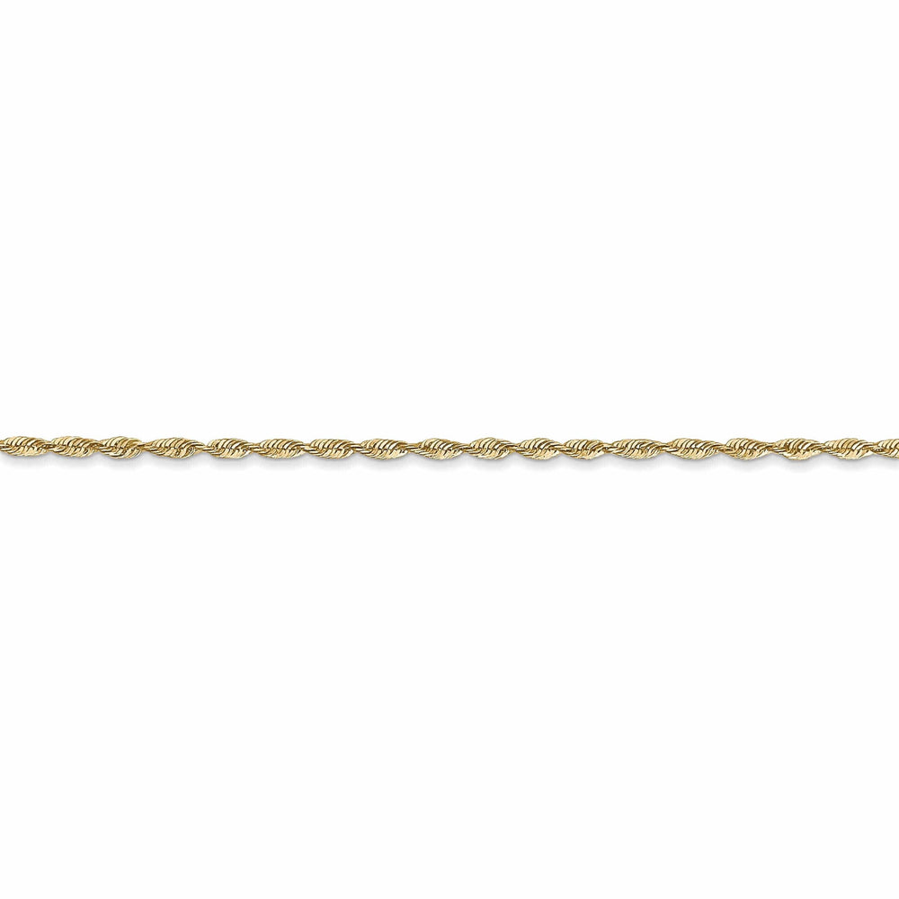 Lovely Rita's Necklaces 10k Yellow Gold 1.5m D.C Lightweight Rope Chain