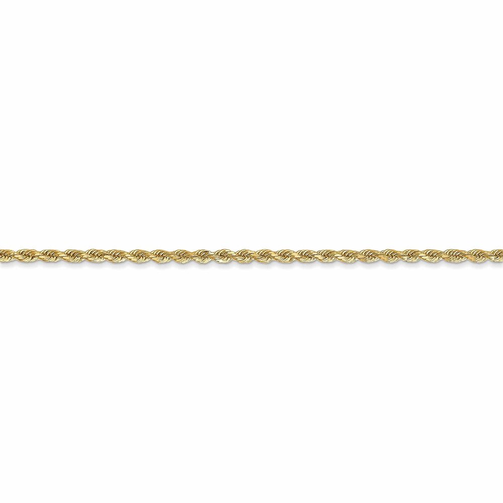 Lovely Rita's Necklaces 10k Yellow Gold 2.00mm D.C Rope Chain