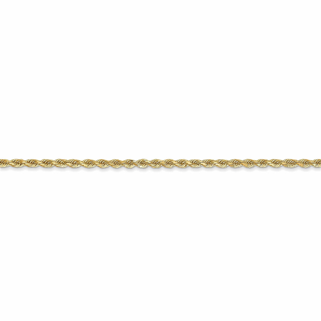 Lovely Rita's Necklaces 10k Yellow Gold 2.00mm D.C Rope Chain