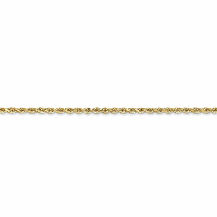 Lovely Rita's Necklaces 10k Yellow Gold 2.00mm D.C Rope Chain