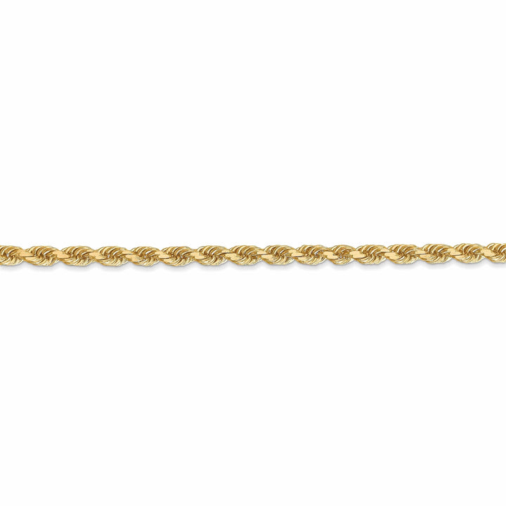 Lovely Rita's Necklaces 10k Yellow Gold 3.00mm D.C Rope Chain