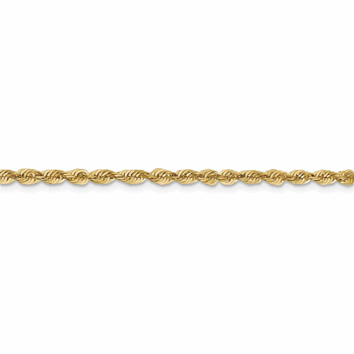 Lovely Rita's Necklaces 10k Yellow Gold 3.0m D.C Lightweight Rope Chain