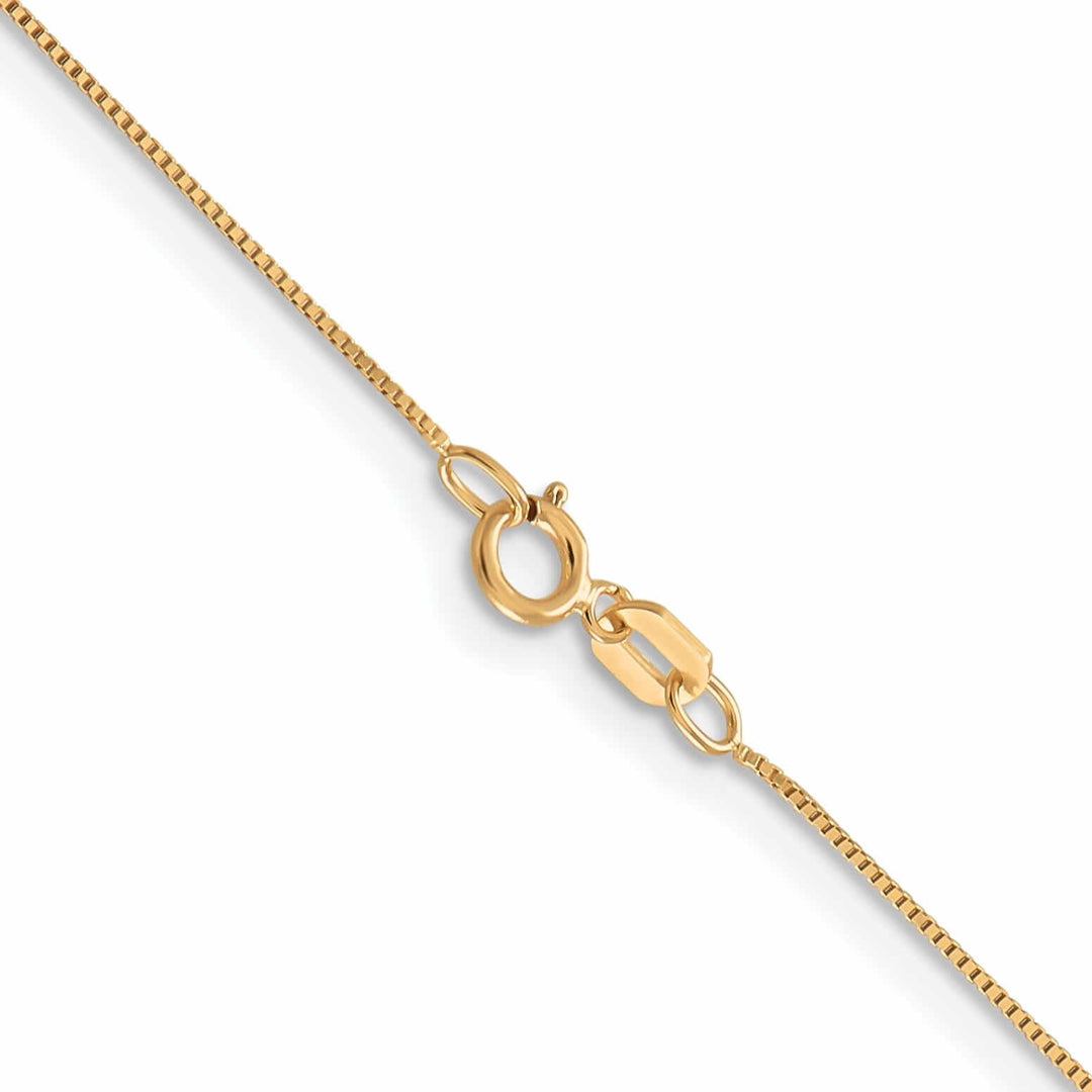 Lovely Rita's Necklaces 10k Yellow Gold .5 mm wide Baby Box Chain