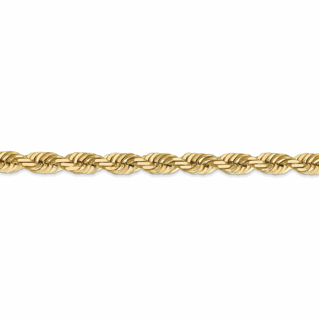 Lovely Rita's Necklaces 10k Yellow Gold 6.00mm D.C Rope Chain