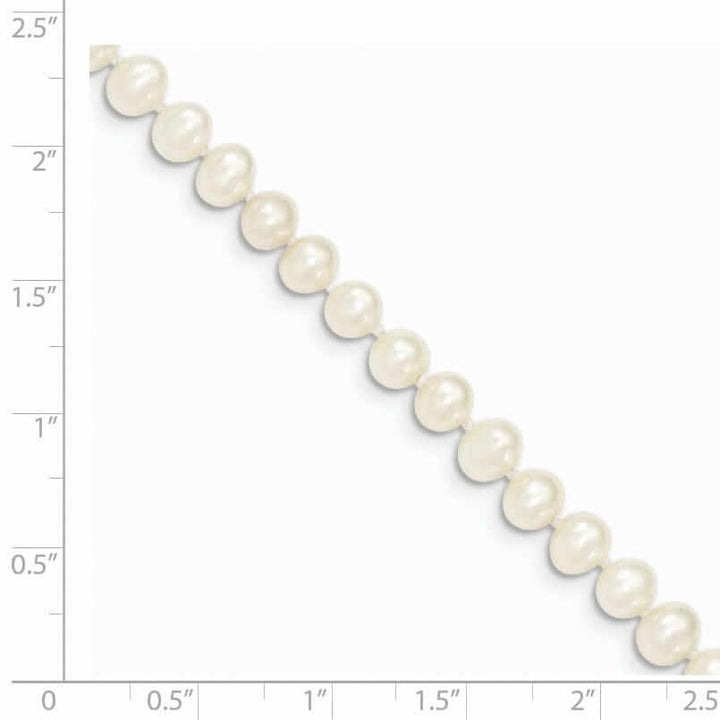 Lovely Rita's Necklaces 14k 5mm Pearl White Necklace