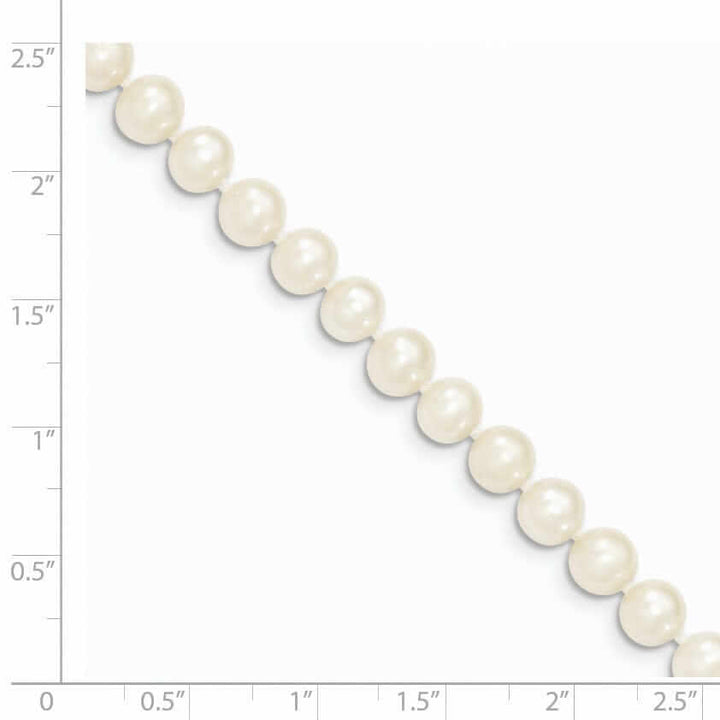 Lovely Rita's Necklaces 14k 6mm Pearl White Necklace