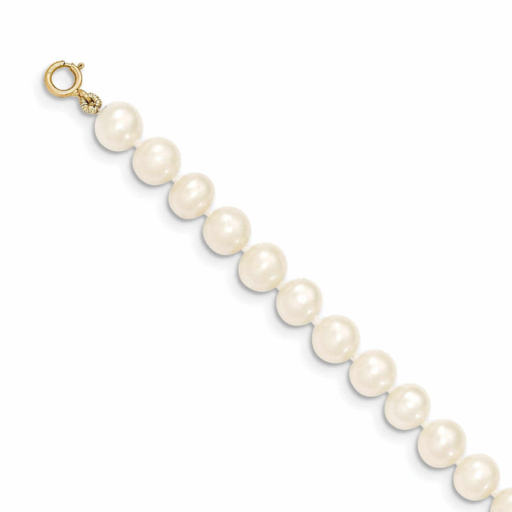 Lovely Rita's Necklaces 14k 6mm Pearl White Necklace