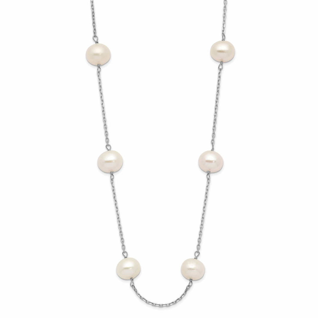 Lovely Rita's Necklaces 14k White Gold White Cultured Pearl Necklace