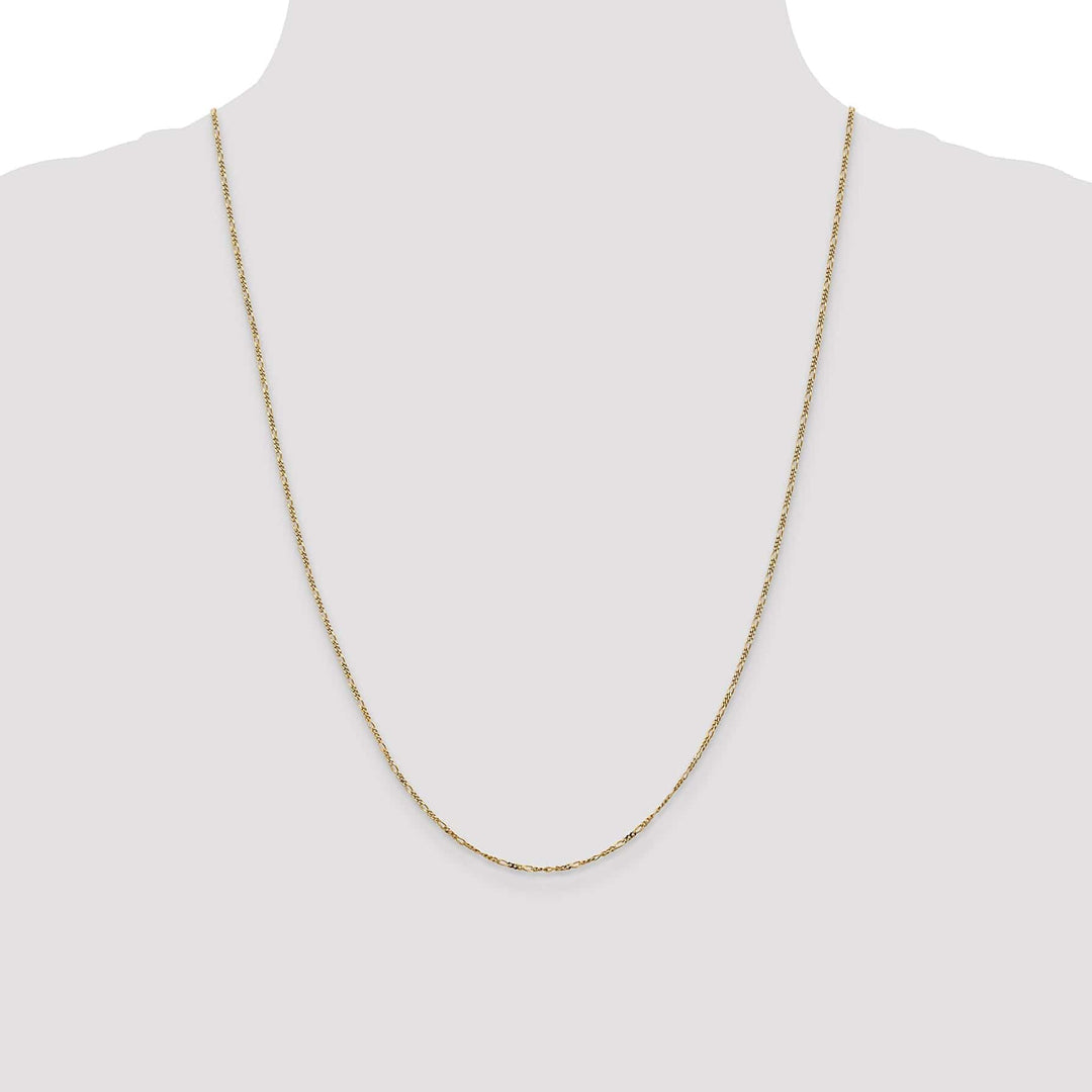 Lovely Rita's Necklaces 14k Yellow Gold 1.25mm Figaro Pendant Chain