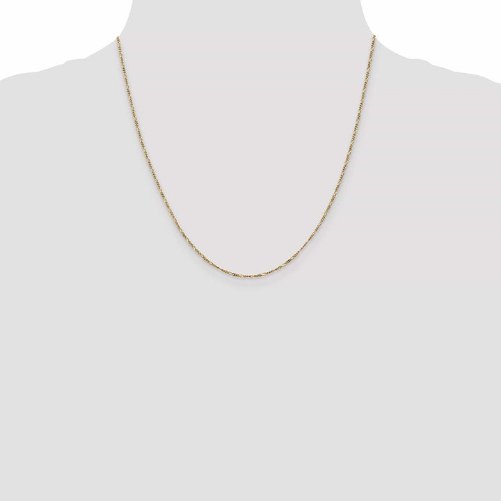Lovely Rita's Necklaces 14k Yellow Gold 1.25mm Figaro Pendant Chain