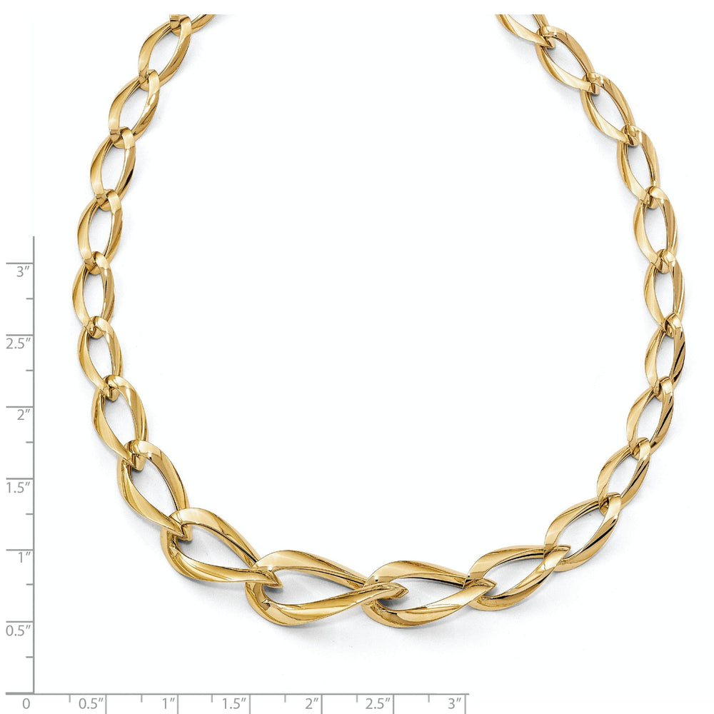 Lovely Rita's Necklaces 14k Yellow Gold Fancy Link Necklace