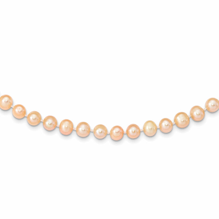 Lovely Rita's Necklaces 14k Yellow Gold Pink Freshwater Pearl Necklace