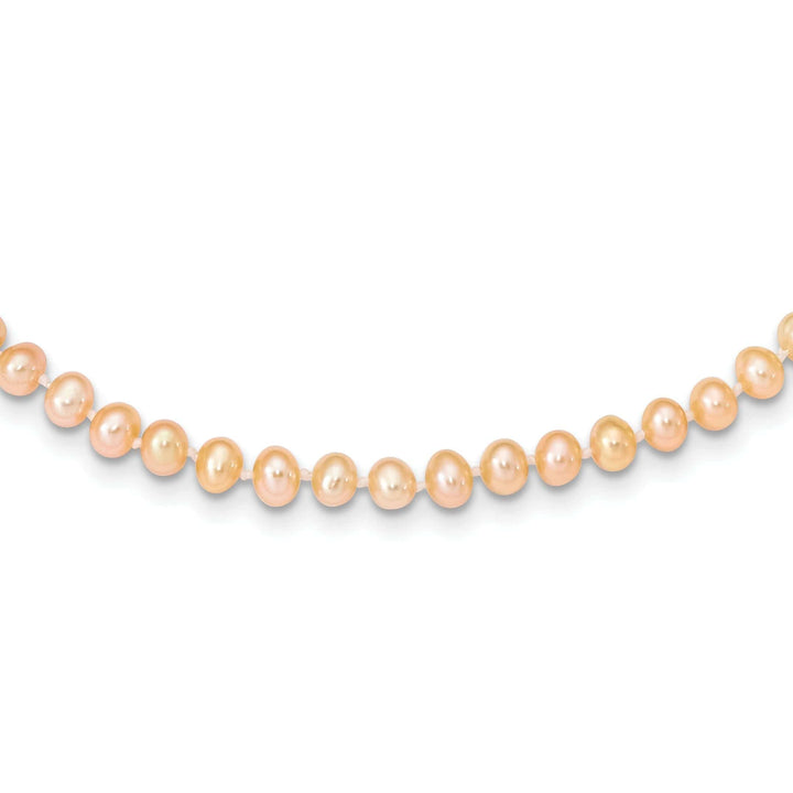 Lovely Rita's Necklaces 14k Yellow Gold Pink Freshwater Pearl Necklace