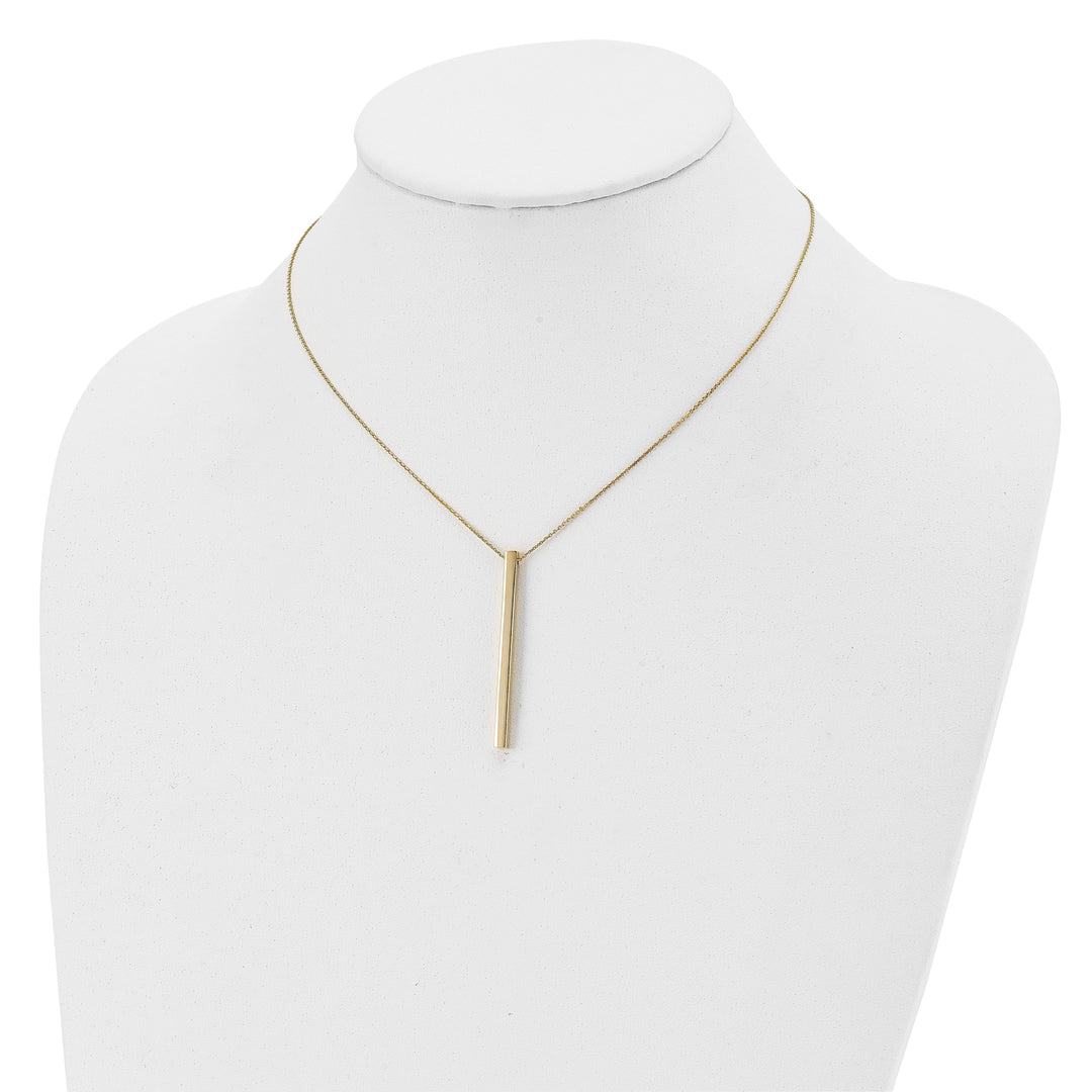 Lovely Rita's Necklaces 14k Yellow Gold Polished Bar Necklace