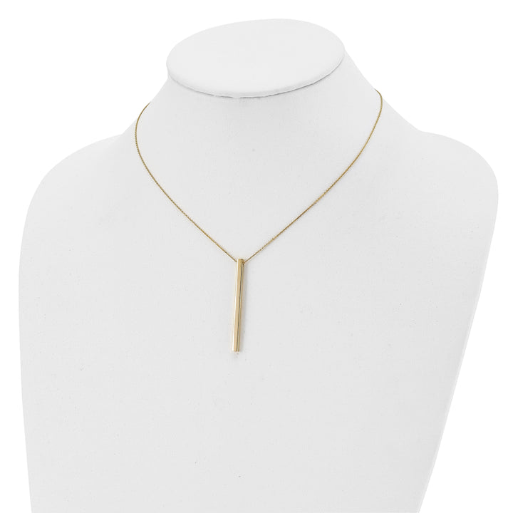 Lovely Rita's Necklaces 14k Yellow Gold Polished Bar Necklace