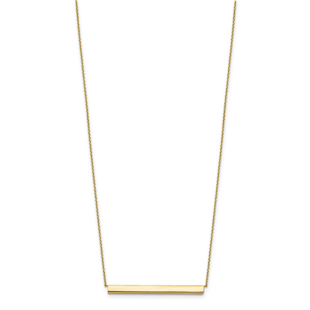 Lovely Rita's Necklaces 14k Yellow Gold Polished Bar Necklace