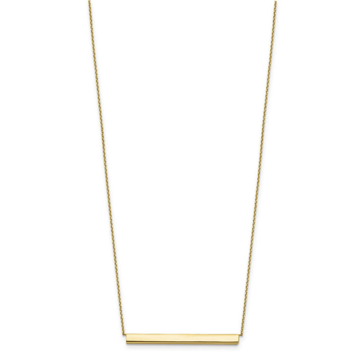 Lovely Rita's Necklaces 14k Yellow Gold Polished Bar Necklace