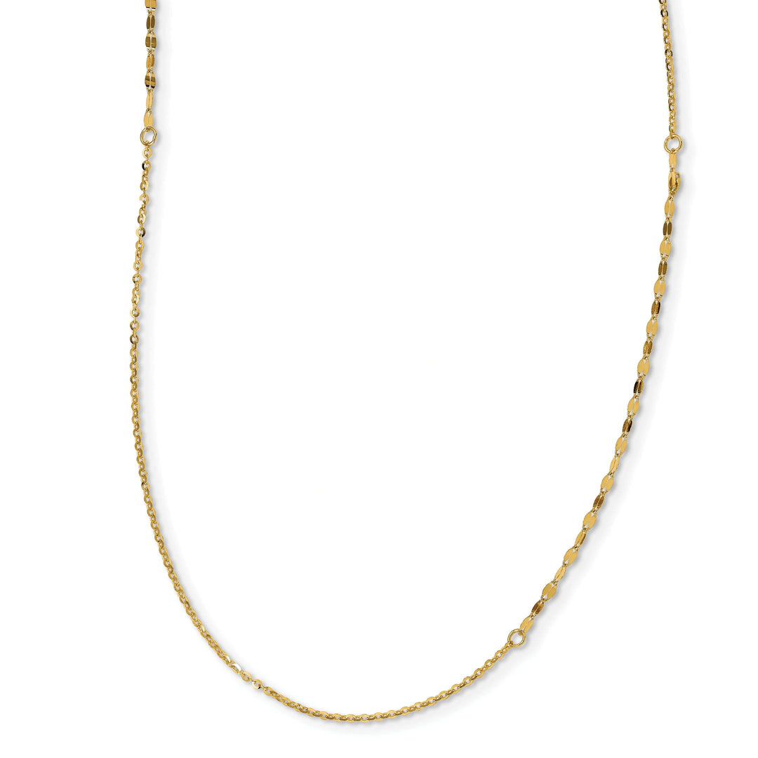 Lovely Rita's Necklaces Leslie 14k Yellow Gold Polished Fancy Necklace