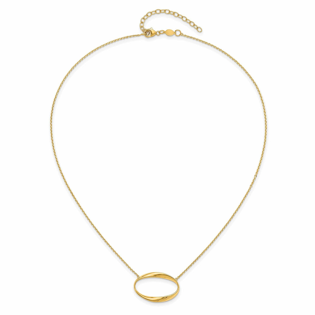 Lovely Rita's Necklaces Leslie 14k Yellow Gold Polished Necklace