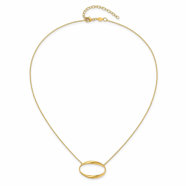 Lovely Rita's Necklaces Leslie 14k Yellow Gold Polished Necklace