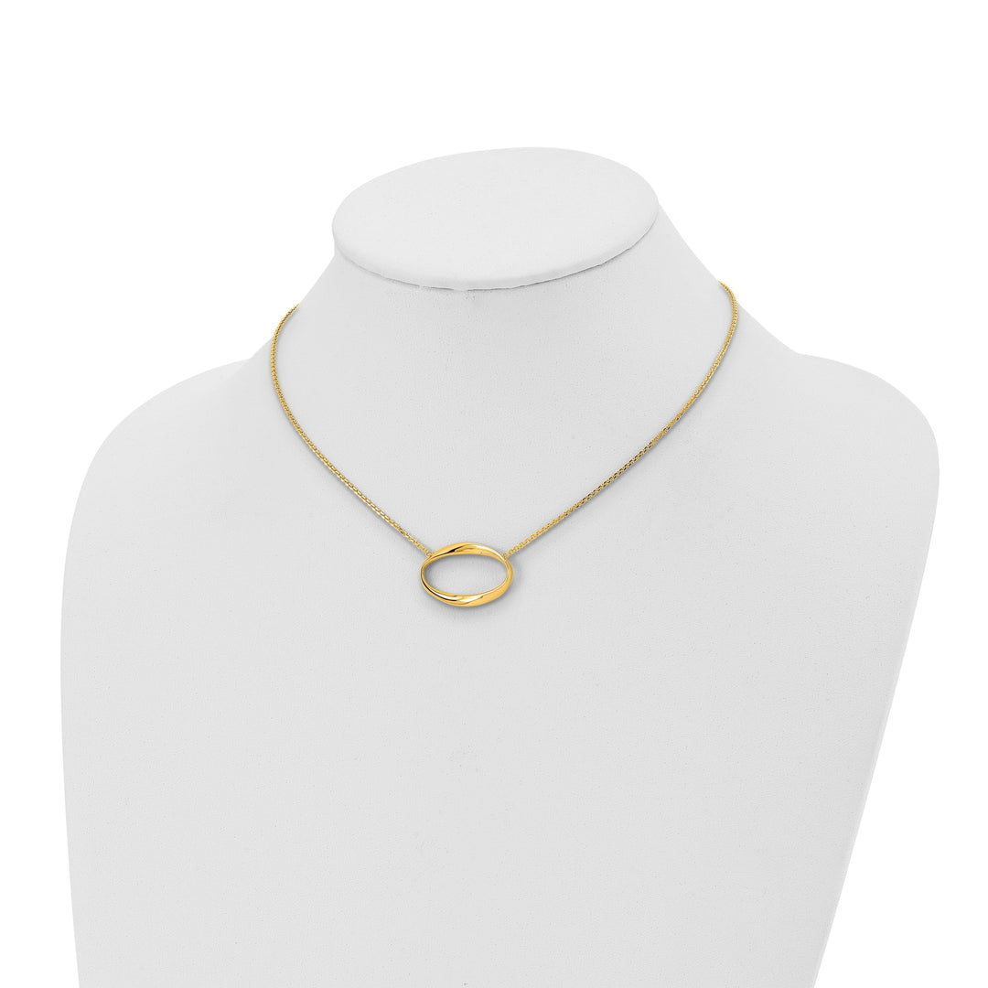 Lovely Rita's Necklaces Leslie 14k Yellow Gold Polished Necklace