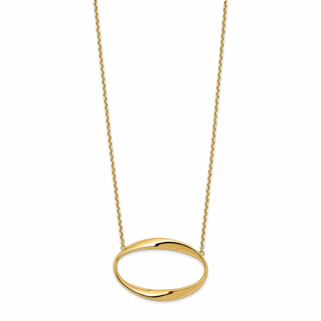 Lovely Rita's Necklaces Leslie 14k Yellow Gold Polished Necklace