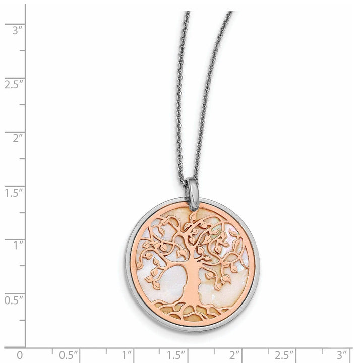 Lovely Rita's Necklaces Leslie Sterling Silver MOP Tree of Life Necklace