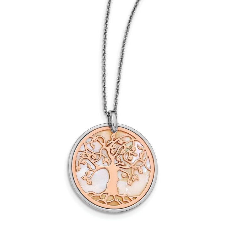 Lovely Rita's Necklaces Leslie Sterling Silver MOP Tree of Life Necklace