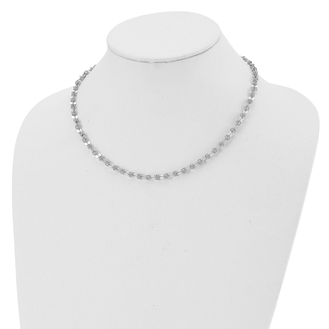 Lovely Rita's Necklaces Leslies Sterling Silver Polished Fancy Necklace