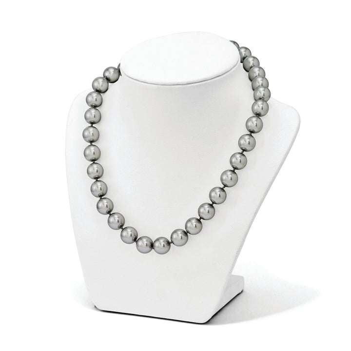 Majestik Shell Pearls Necklaces Majestik Grey Shell Pearl Necklace