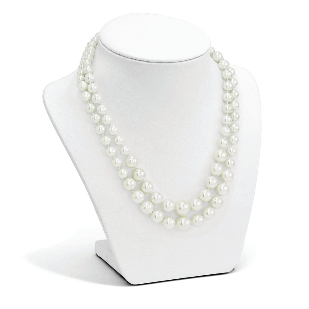 Majestik Shell Pearls Necklaces Majestik White Pearl Necklace